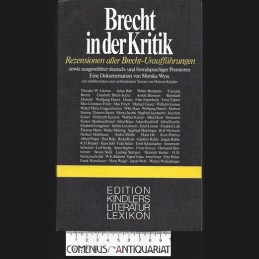 Wyss .:. Brecht in der Kritik