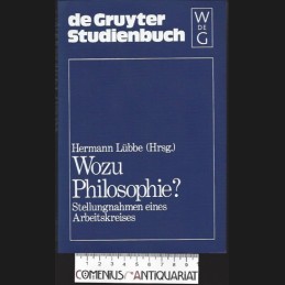 Luebbe .:. Wozu Philosophie?