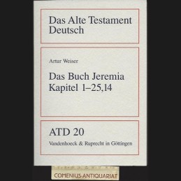 Weiser .:. Das Buch Jeremia...