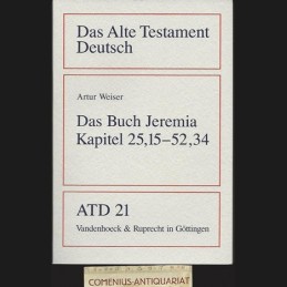 Weiser .:. Das Buch Jeremia...