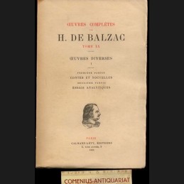 Balzac .:. Oeuvres diverses...