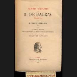 Balzac .:. Oeuvres diverses...