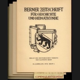 Berner Zeitschrift  .:. 1972