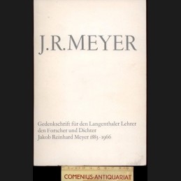 Meyer .:. Gedenkschrift