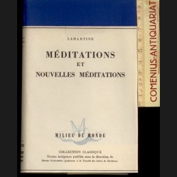 Lamartine .:. Meditations...